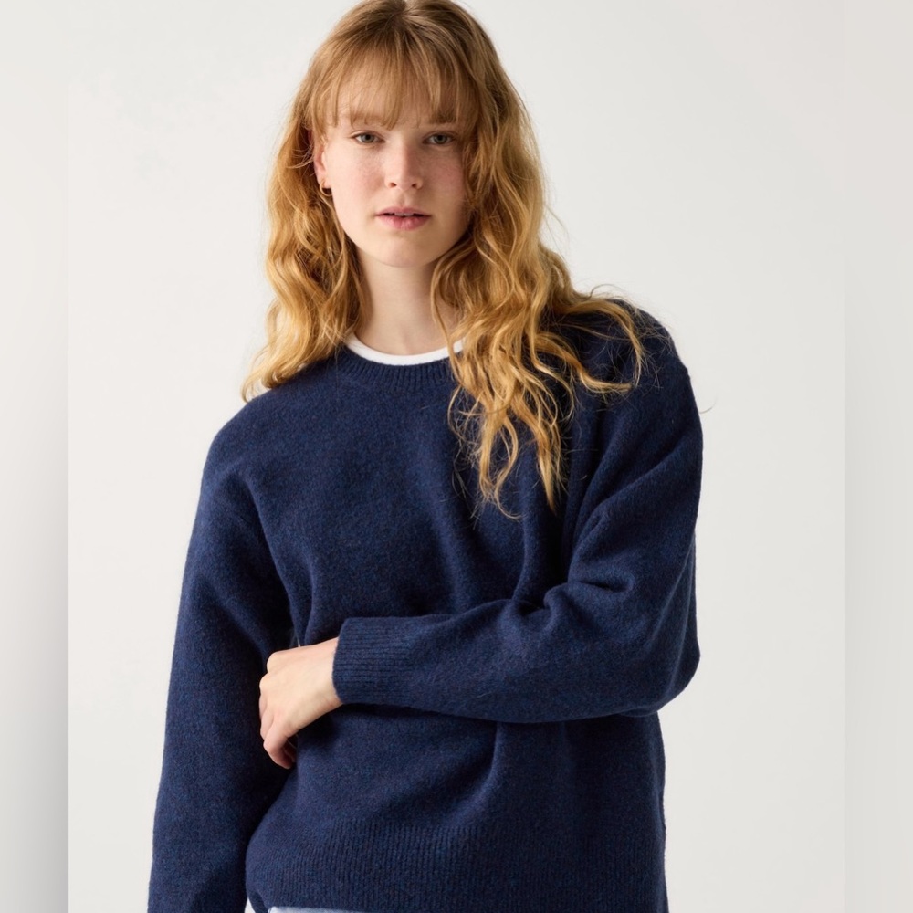 Uniqlo Soufflé Yarn Sweater - Blue